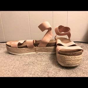 Cute little pink strappy platforms